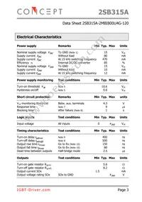 2SB315A-2MBI800U4G-120 Datasheet Page 3