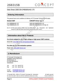 2SB315B-2MBI800U4G-170 Datasheet Page 6