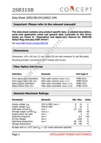 2SB315B-CM1200DC-34N Datasheet Page 2