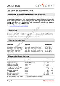 2SB315B-CM800DZ-34H Datasheet Page 2