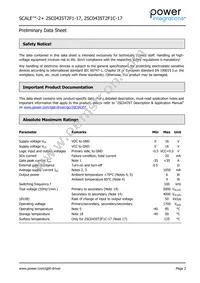 2SC0435T2F1-17 Datasheet Page 2