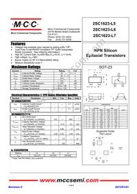 2SC1623-L6-TP Datasheet Cover