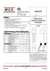 2SC2216-AP Datasheet Cover