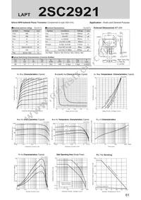 2SC2921 Datasheet Cover