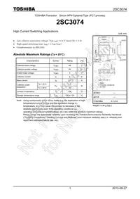 2SC3074-Y(Q) Datasheet Cover