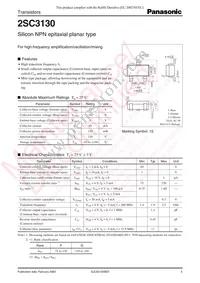 2SC31300QL Datasheet Cover