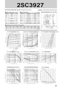 2SC3927 Datasheet Cover