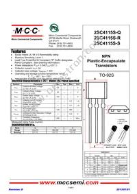 2SC4115S-S-AP Datasheet Cover