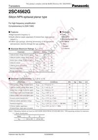 2SC4562GRL Datasheet Cover