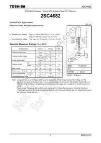 2SC4682 Datasheet Cover