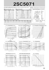 2SC5071 Datasheet Cover