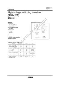 2SC5161TLB Datasheet Cover