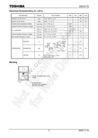 2SC5172(YAZK Datasheet Page 2