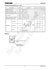 2SC5459(TOJS Datasheet Page 2