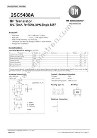 2SC5488A-TL-H Datasheet Cover