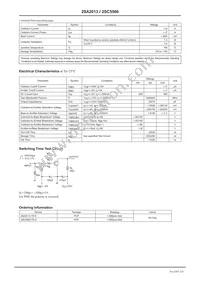 2SC5566-TD-E Datasheet Page 2