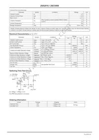 2SC5569-TD-E Datasheet Page 2