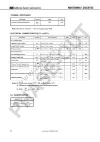 2SC5753-A Datasheet Page 2