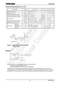 2SC5930(TPF2 Datasheet Page 2