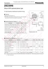 2SC594600L Datasheet Cover