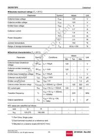 2SCR372P5T100R Datasheet Page 2