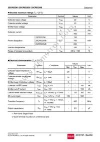 2SCR522UBTL Datasheet Page 2