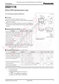 2SD11190RL Datasheet Cover