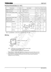 2SD1221-Y(Q) Datasheet Page 2