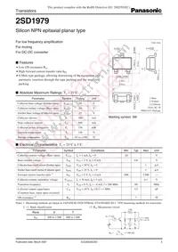 2SD19790SL Datasheet Cover