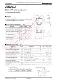 2SD2623G0L Datasheet Cover