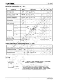 2SJ610(TE16L1 Datasheet Page 2