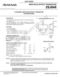 2SJ648-T1-A Datasheet Page 3