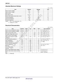 2SK1341-E Datasheet Page 4