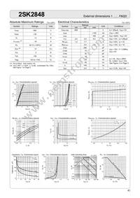 2SK2848 Datasheet Cover