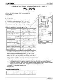 2SK2963(TE12L Datasheet Cover