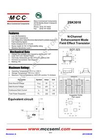2SK3018-TP Datasheet Cover