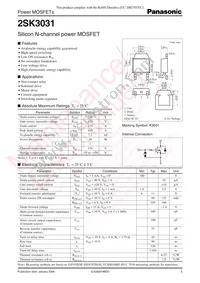 2SK303100L Datasheet Cover