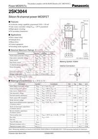 2SK3044 Datasheet Cover