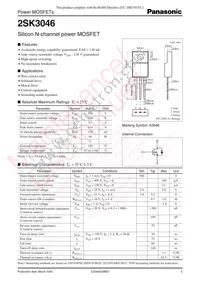 2SK3046 Datasheet Cover