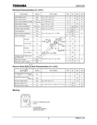 2SK3128(Q) Datasheet Page 2