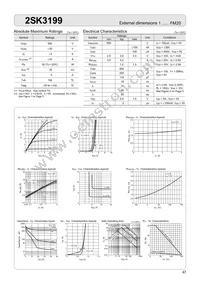 2SK3199 Datasheet Cover