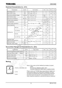 2SK3466(TE24L Datasheet Page 2