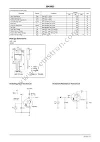 2SK3823 Datasheet Page 2