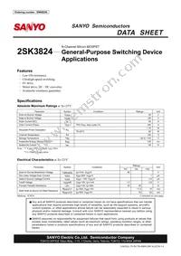 2SK3824 Datasheet Cover