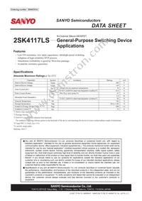 2SK4117LS Datasheet Cover