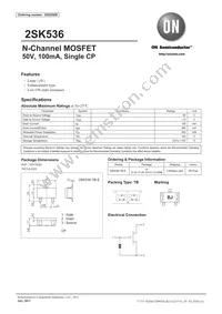 2SK536-TB-E Datasheet Cover