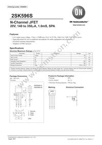 2SK596S-A Datasheet Cover