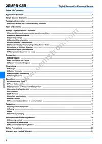 2SMPB-02B Datasheet Page 2