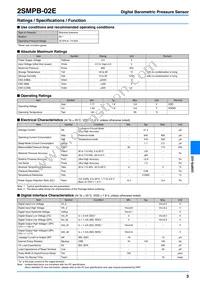 2SMPB-02E Datasheet Page 3