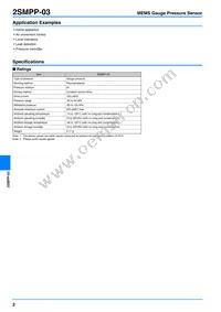 2SMPP03 Datasheet Page 2